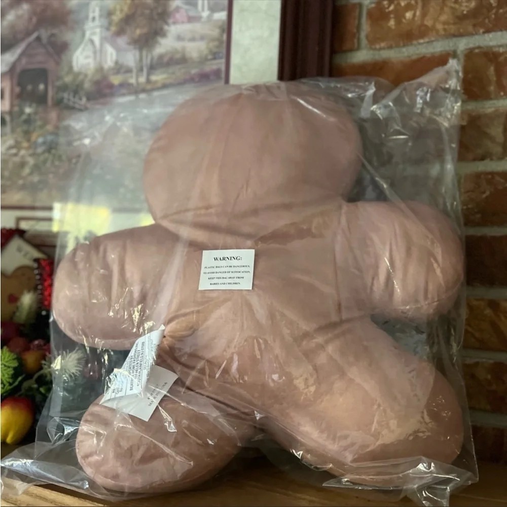 ❤️ Large Nutcracker Gingerbread Man  Pillow Decor